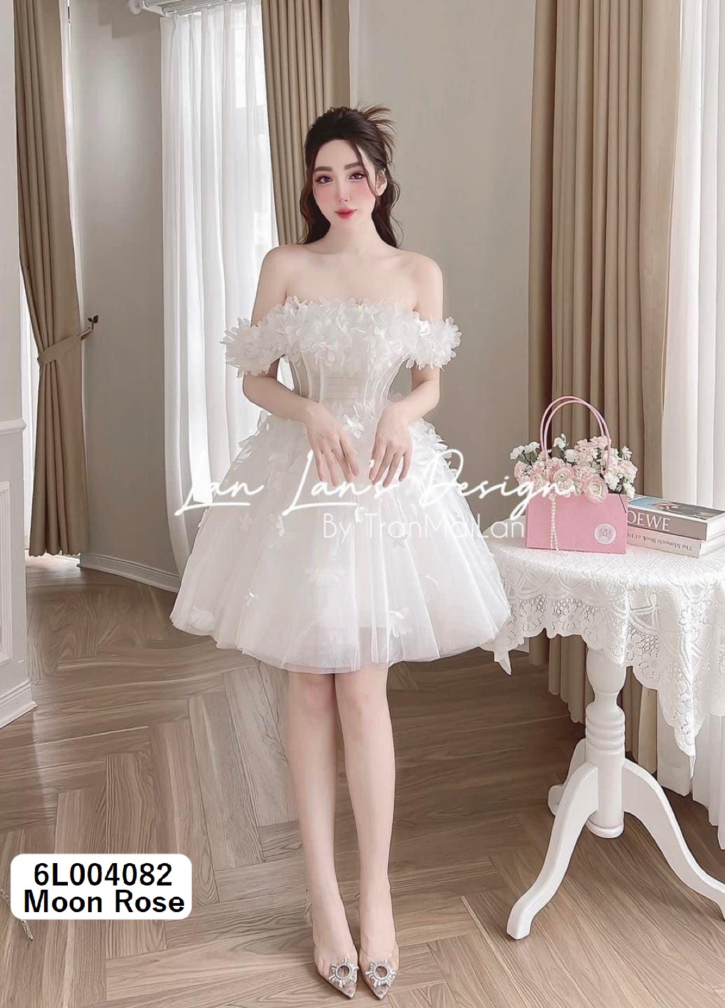Đầm cô dâu trắng tinh khôi Mã 6L004082